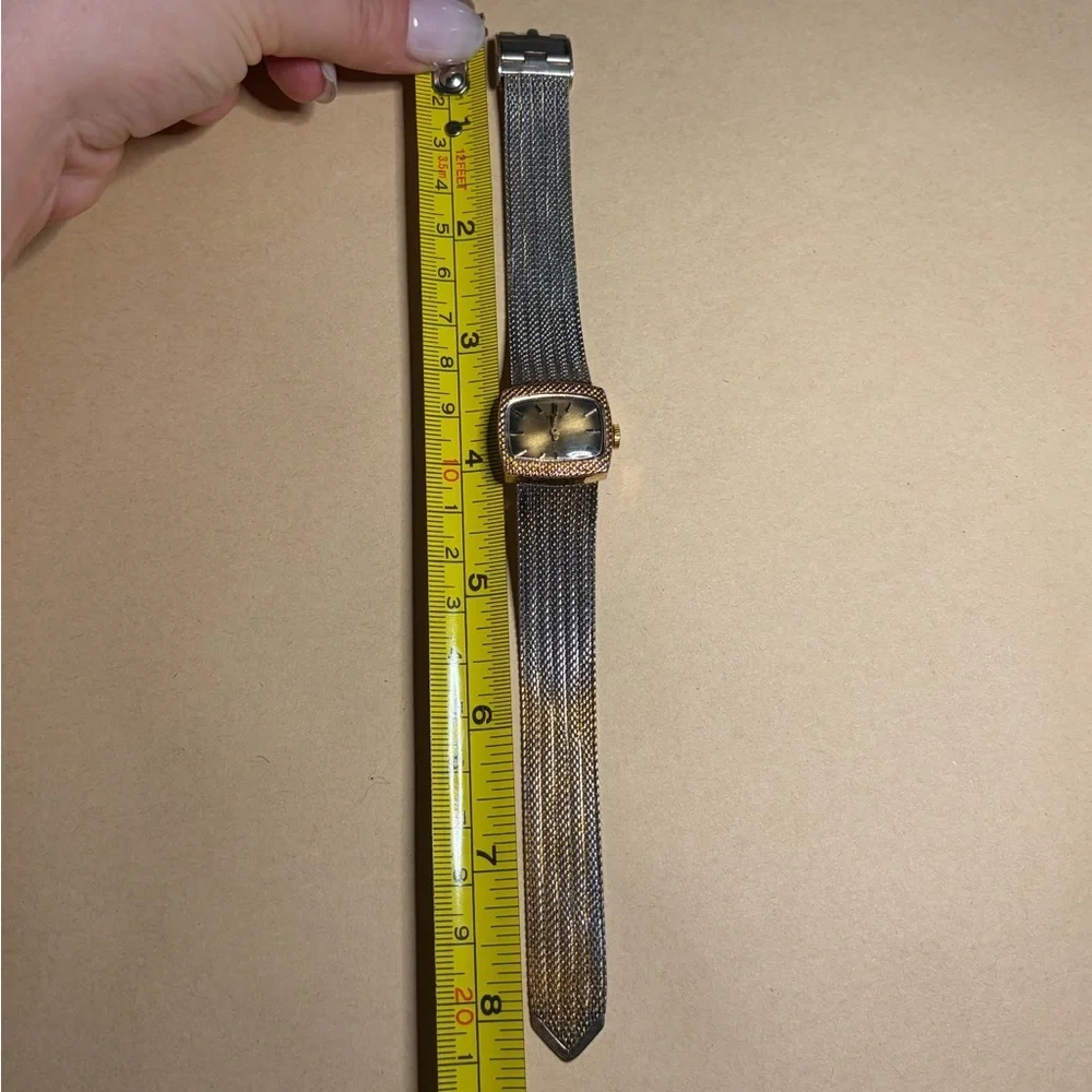 Vintage 1960's Timex Two-Toned Mesh Watch